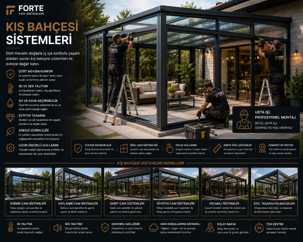 Kış Bahçelerinde Isı Yalıtımı ve Konforun Sırrı