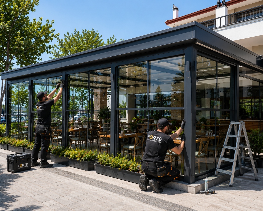 Florya Sahil Balık Restoranı Isıcamlı Sürme Montajı