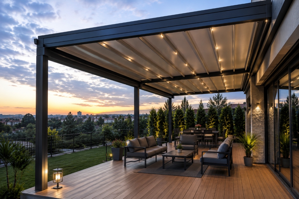 Lüks Villa Açılır Kapanır Tavan