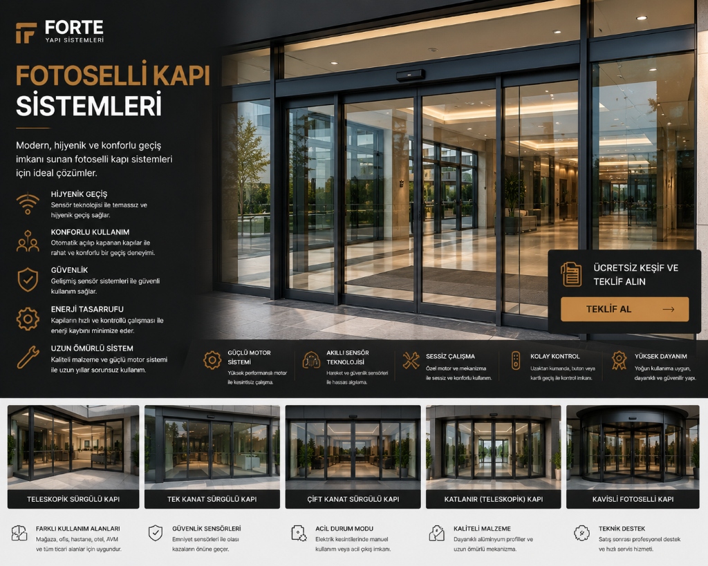 Fotoselli Kapı Sistemleri